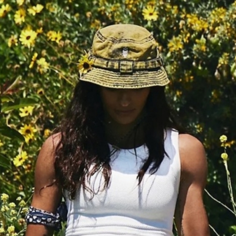 Free People Movement Happy Trails Bucket Hat Washed Black NWOT